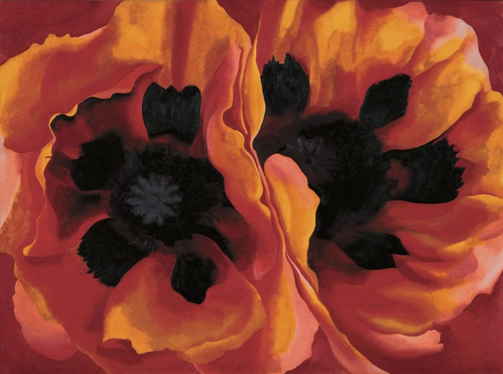 Georgia O'Keeffe Blossoms famous art about depression