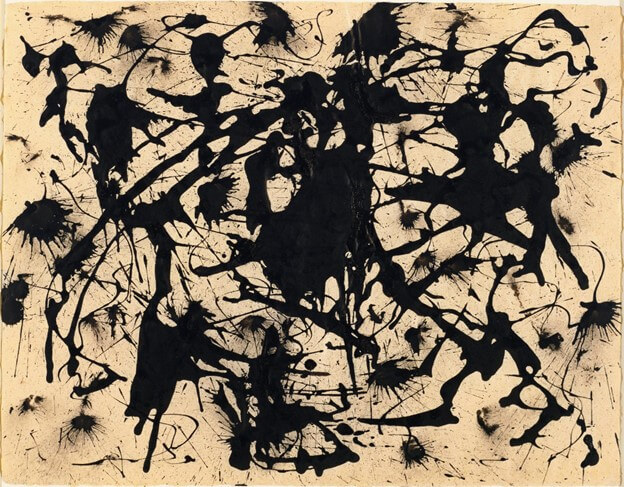 Jackson Pollock Drip Paintings depression art ideas