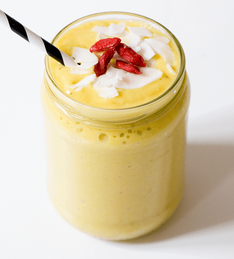 Banana Coconut Mango Smoothie