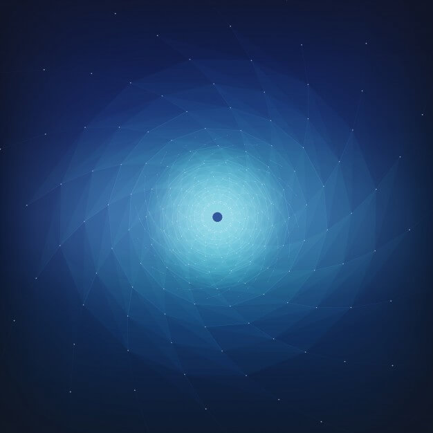 Blue with fractal effect