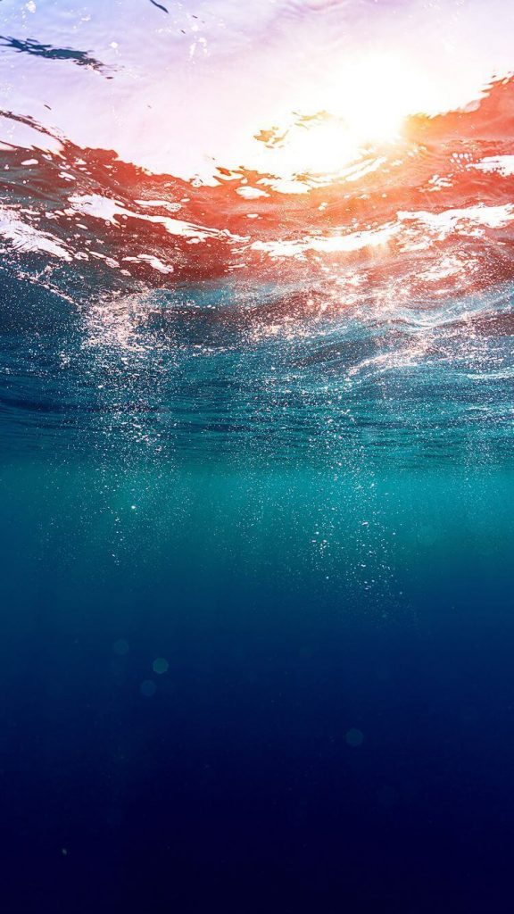 Vibrant Underwater a calm iPhone wallpaper