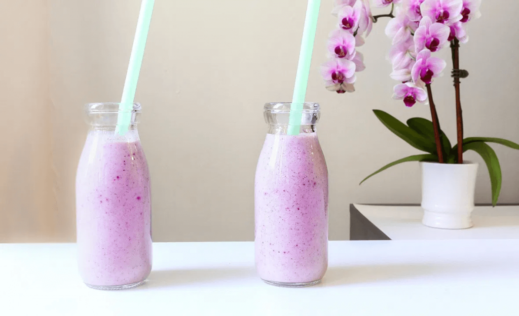 Wild Blueberry and Lavender Smoothie
