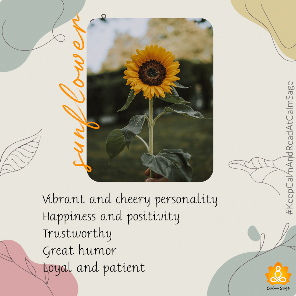 sunflower - vibrant personality