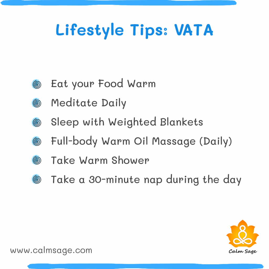 lifestyle tips pitta