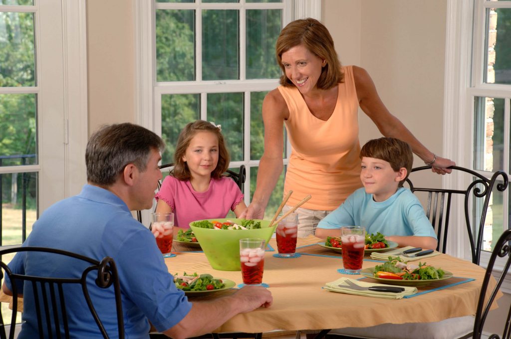 lunch time with family