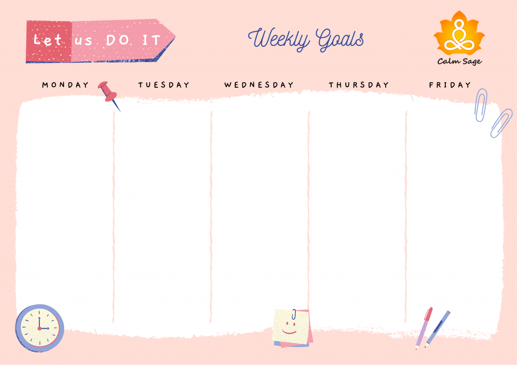 weekly goals