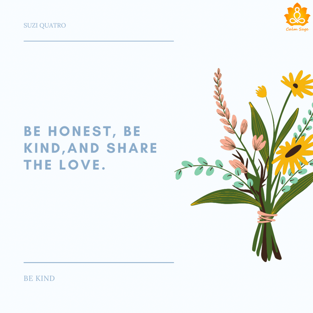 be honest and be kind