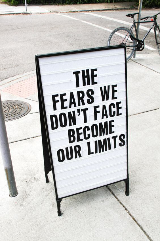 quote to conquor your fears