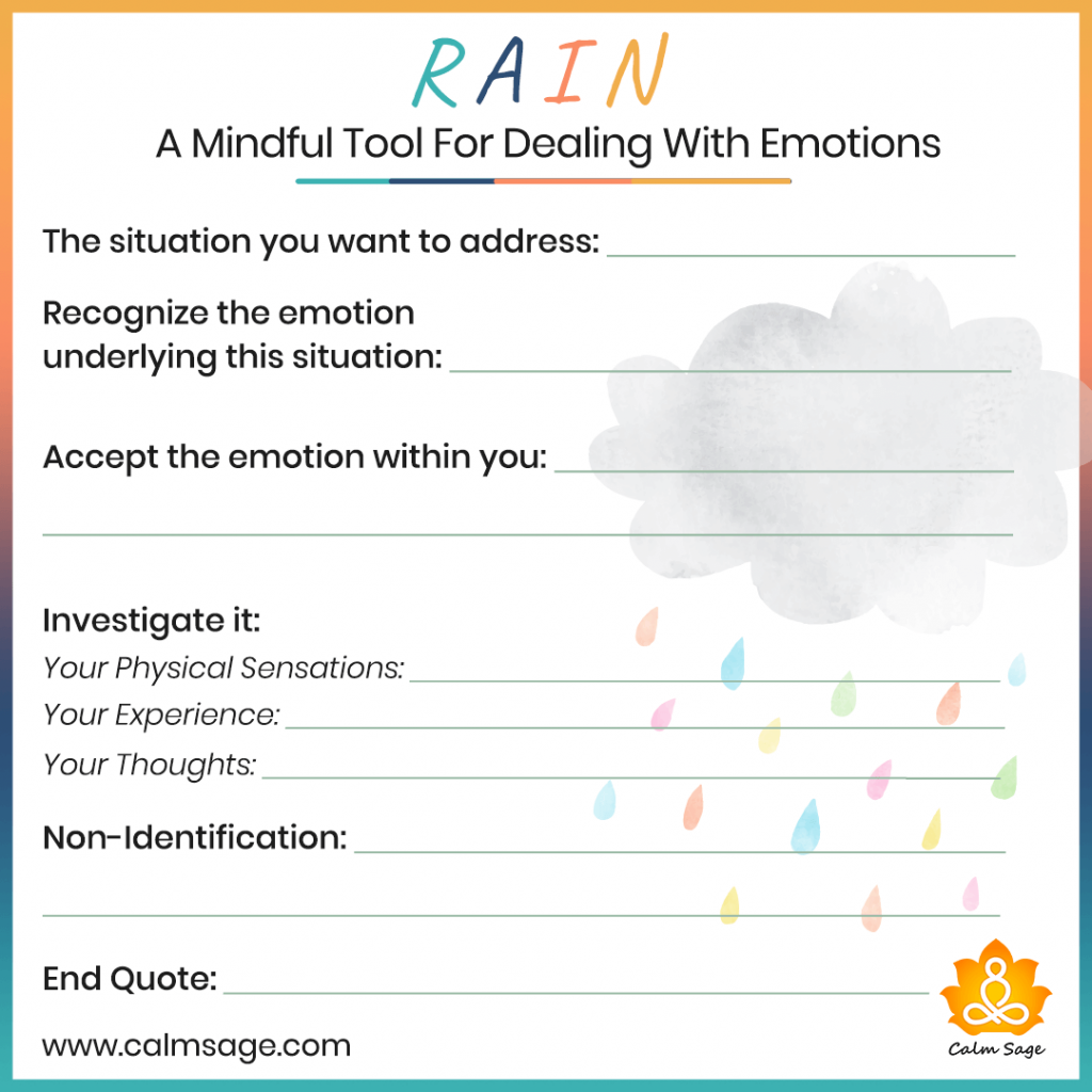 rain mindfulness practice
