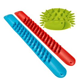 Spiky slap bracelets