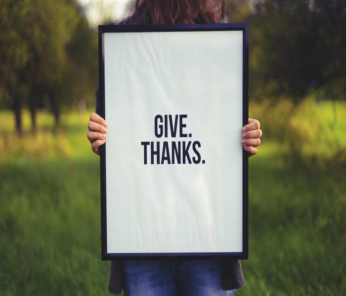 Express your gratitude