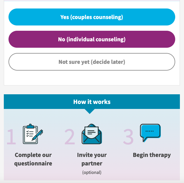 how to does regain counselling works