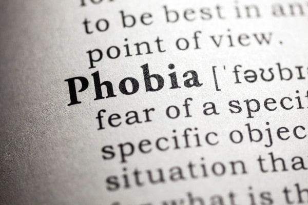 symptoms of a phobia