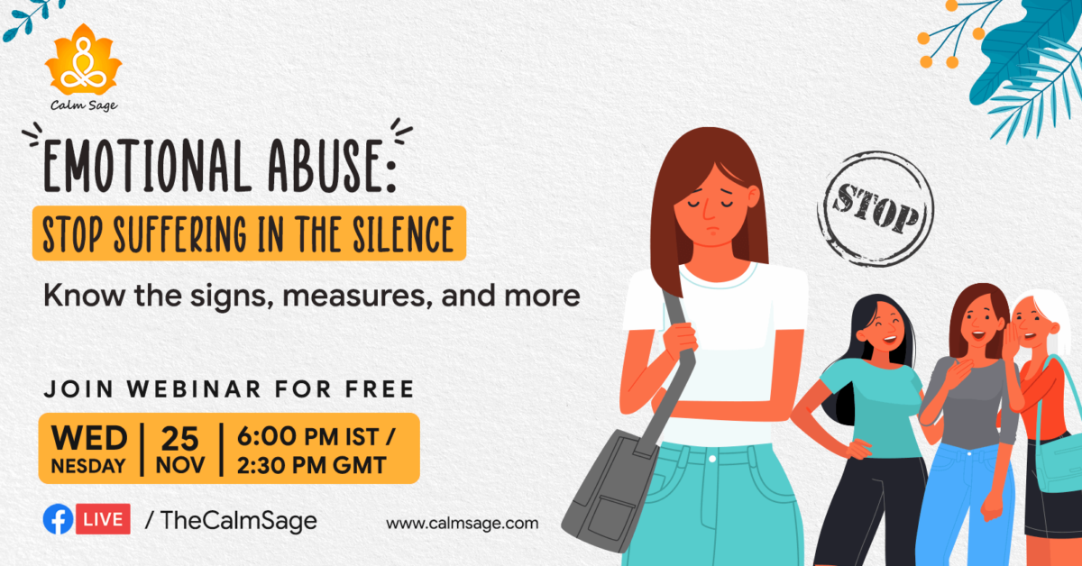 Emotional Abuse Stop Suffering in The Silence
