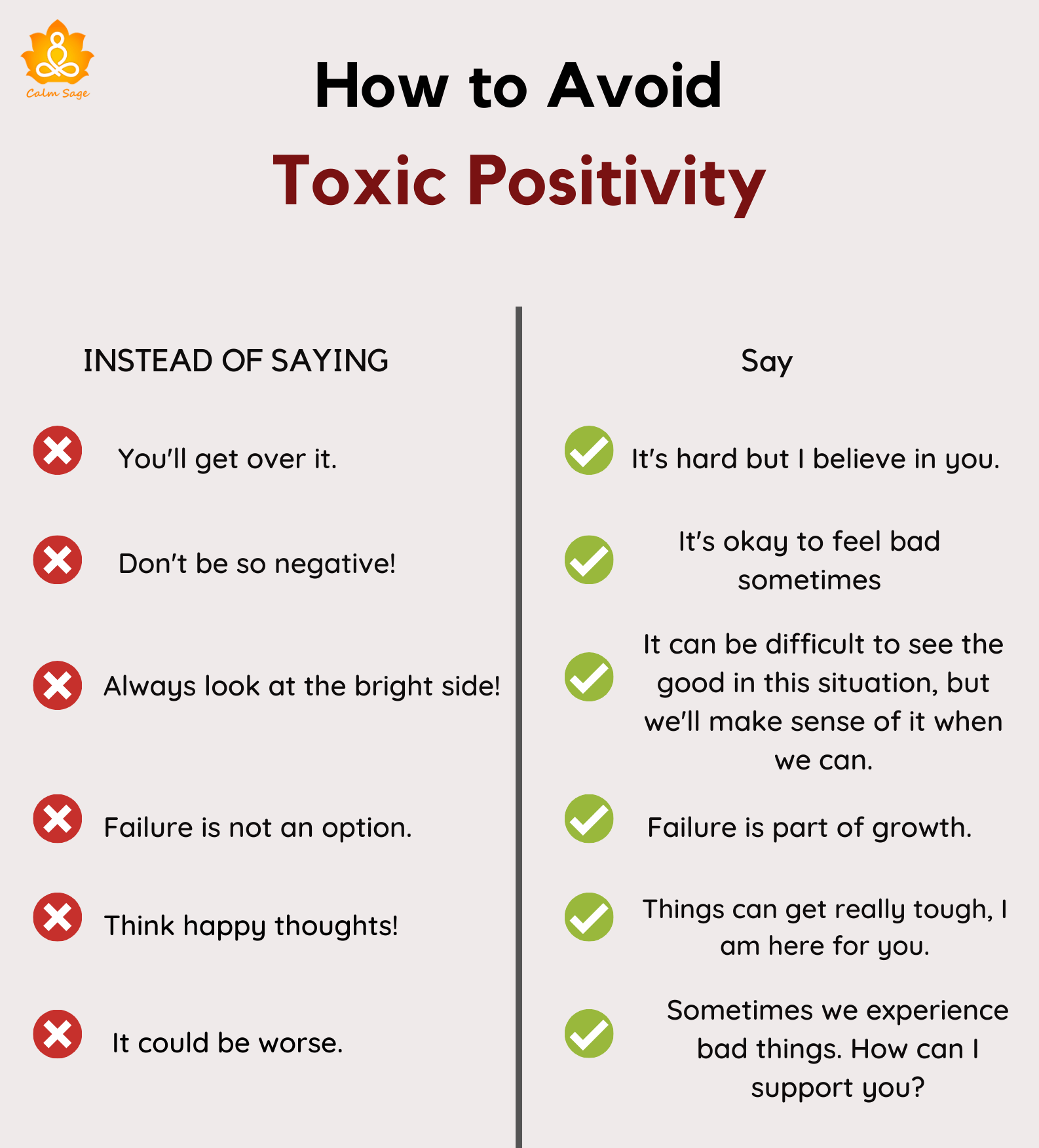 Toxic Positivity: Why It's Harmful, What to Say Instead