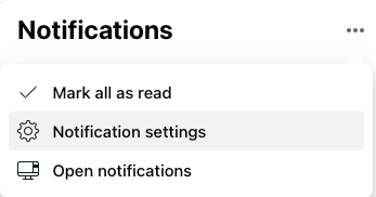 Customize Notifications