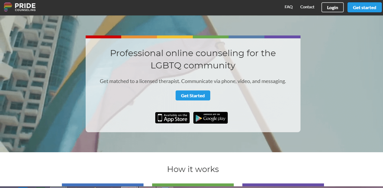 Pride Counselling Home page