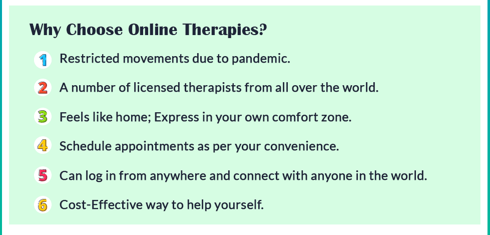 benefits of online therapy