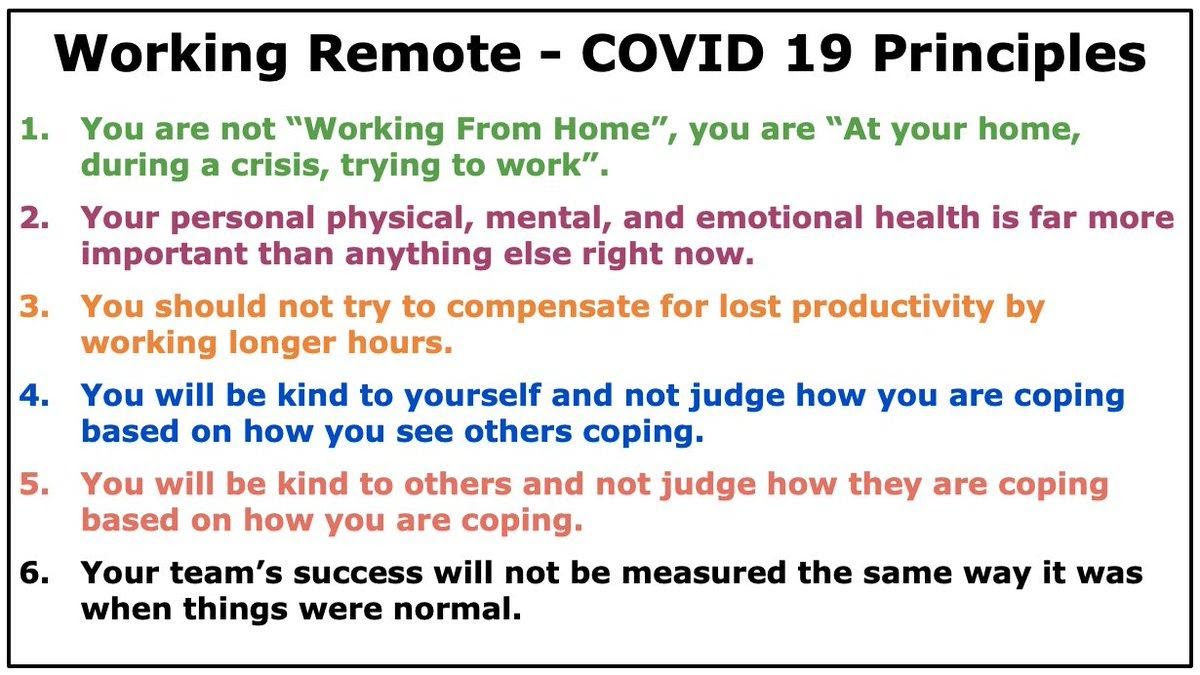 working remote covid 19 rules