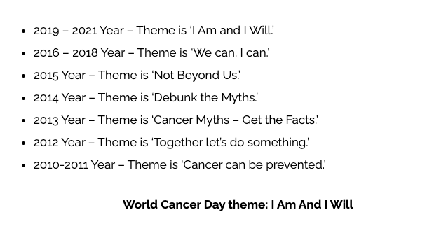 worldcancerday