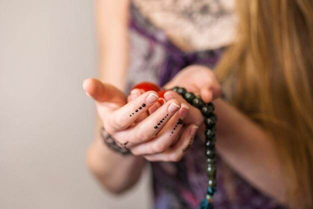 Create meditation beads