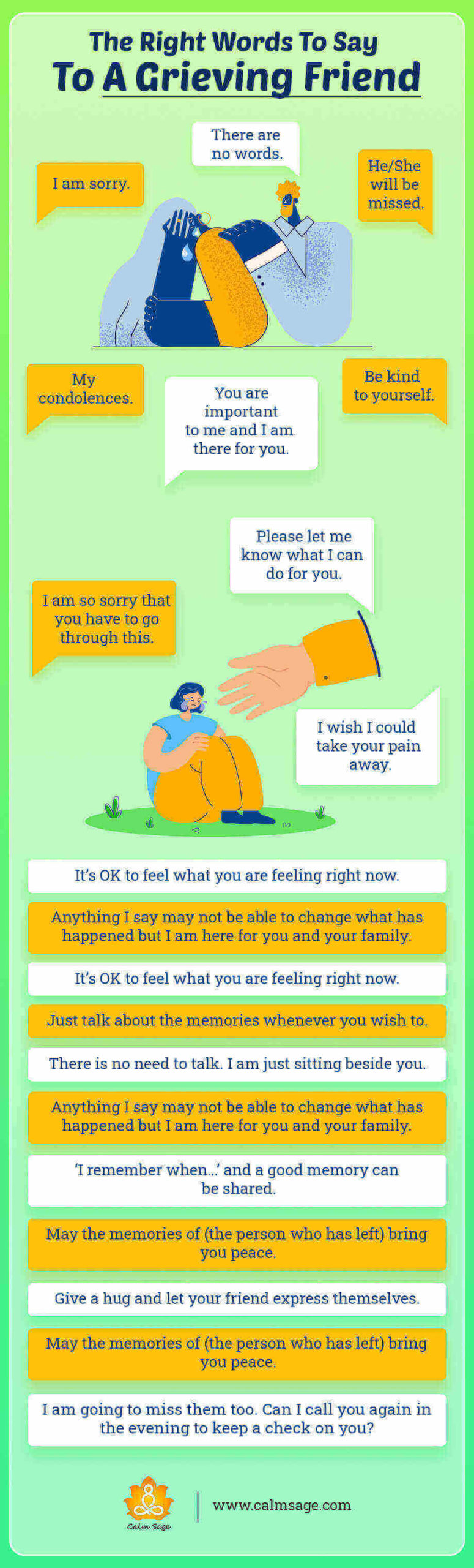 What To Say To Someone Who Is Grieving 