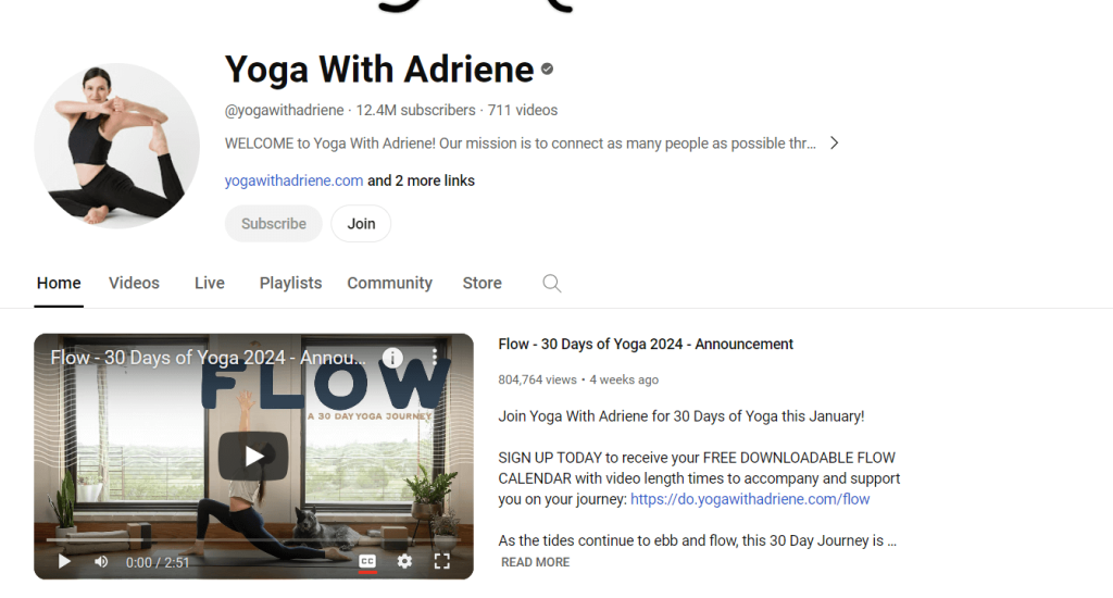 Yoga With Adriene