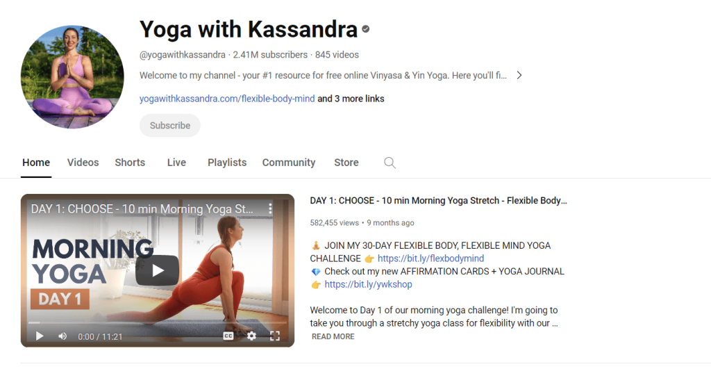 Yoga With Kassandra