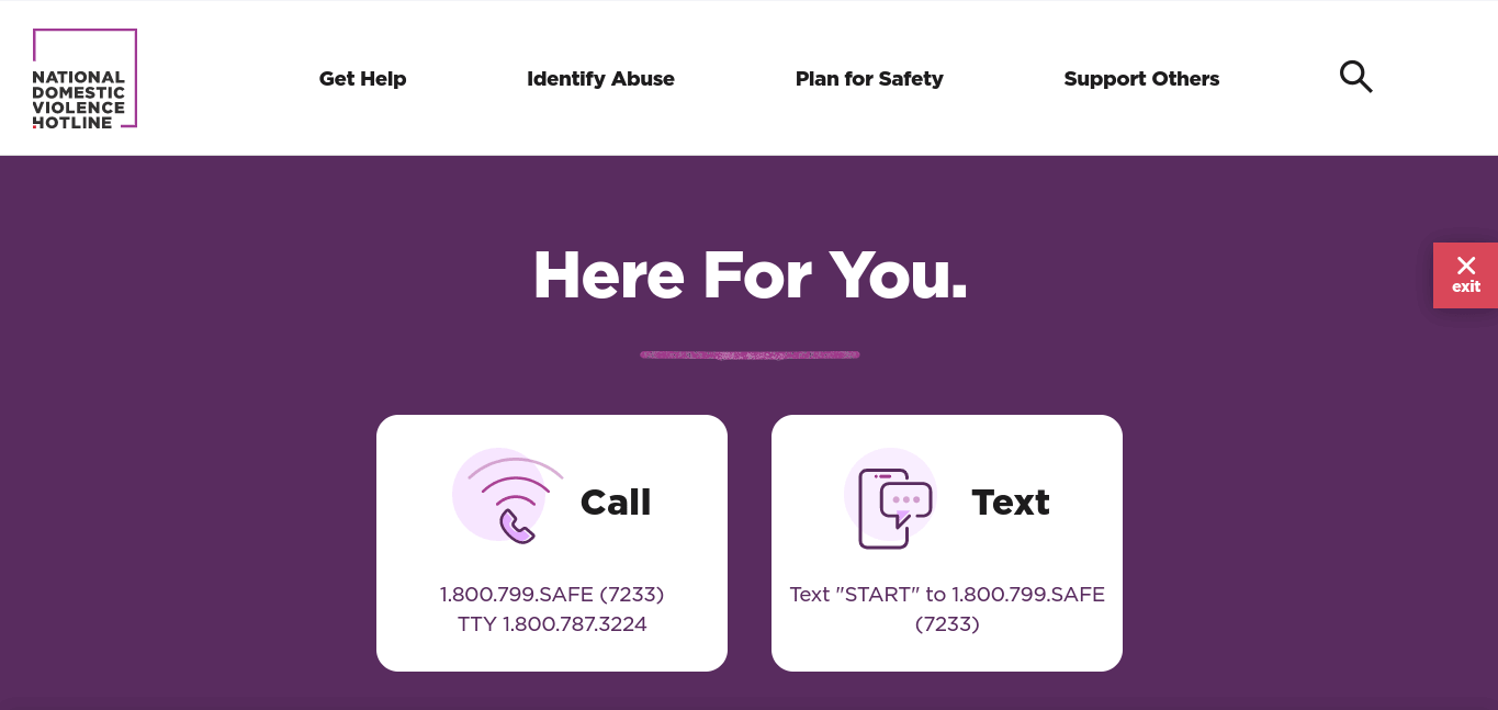 national Domestic Violence Hotline