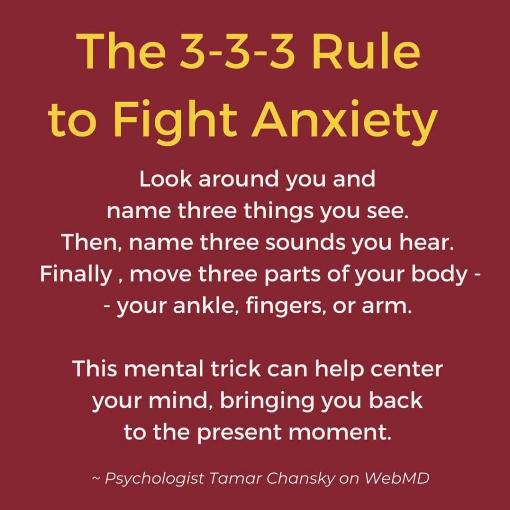 webmd psychologist on 333 anxiety rule