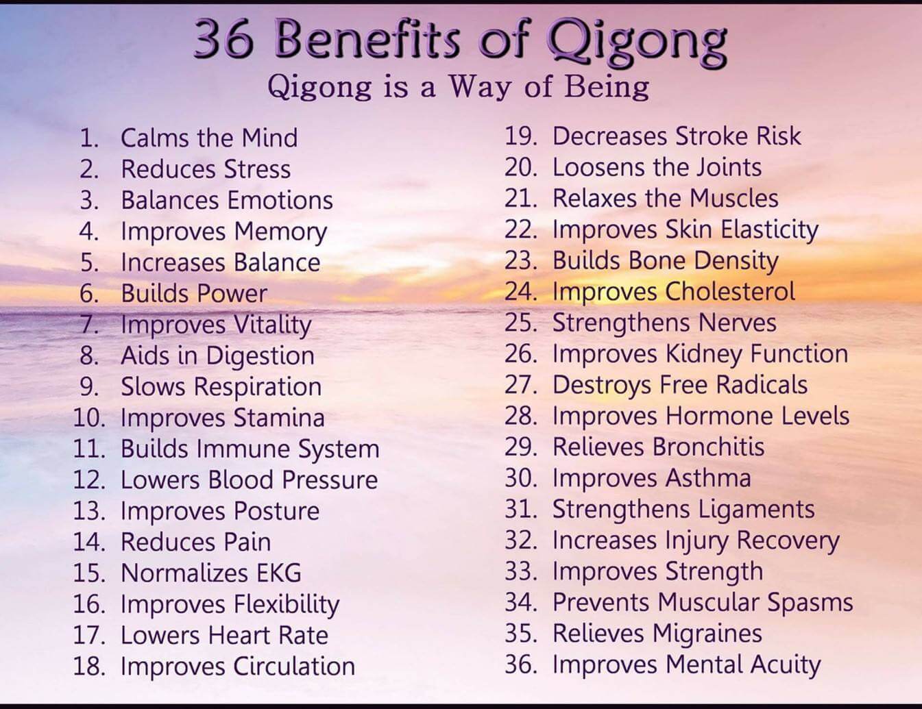 Benefits Of Qigong