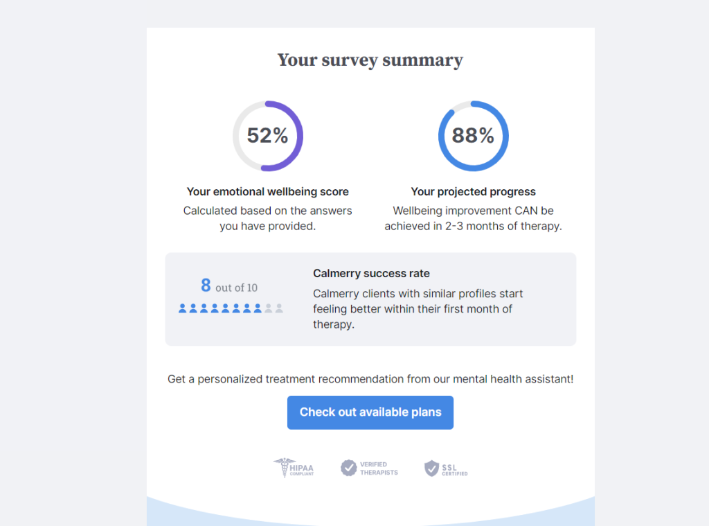 mental health summary