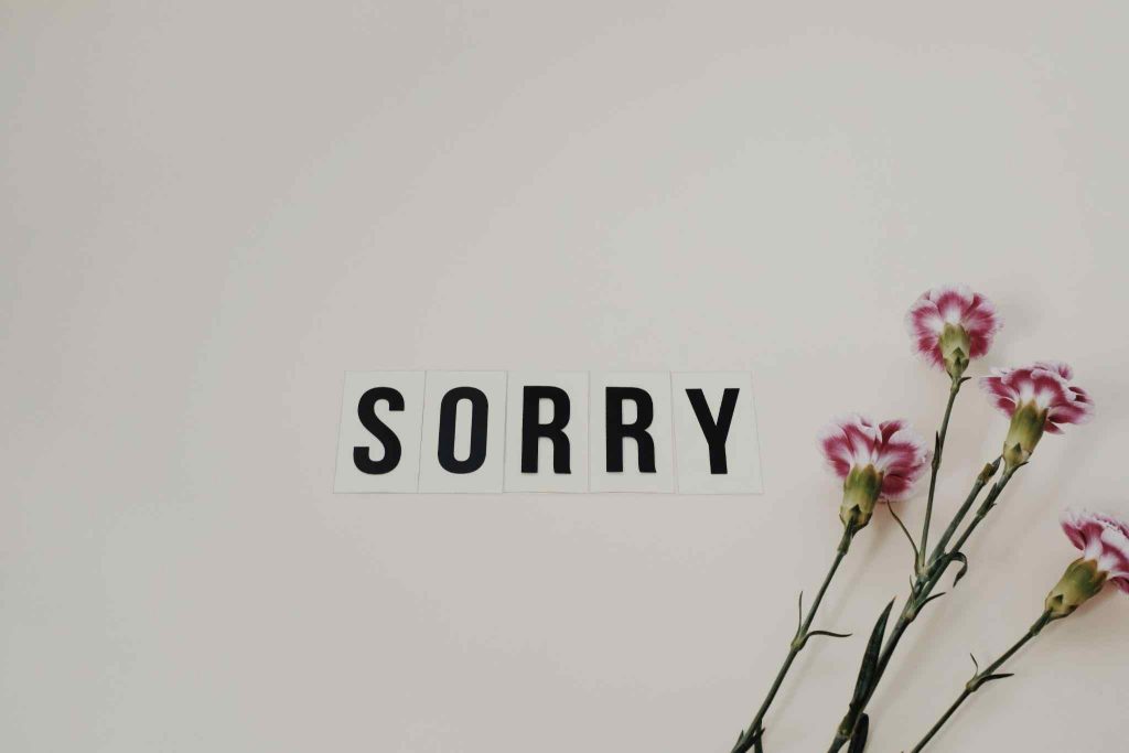 Apologizing Mean