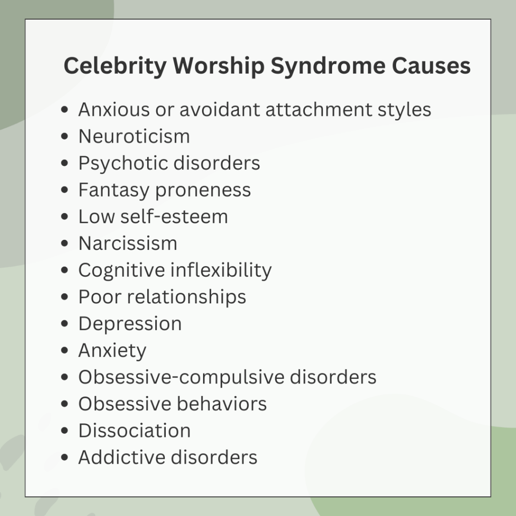 Celebrity Worship Syndrome Causes