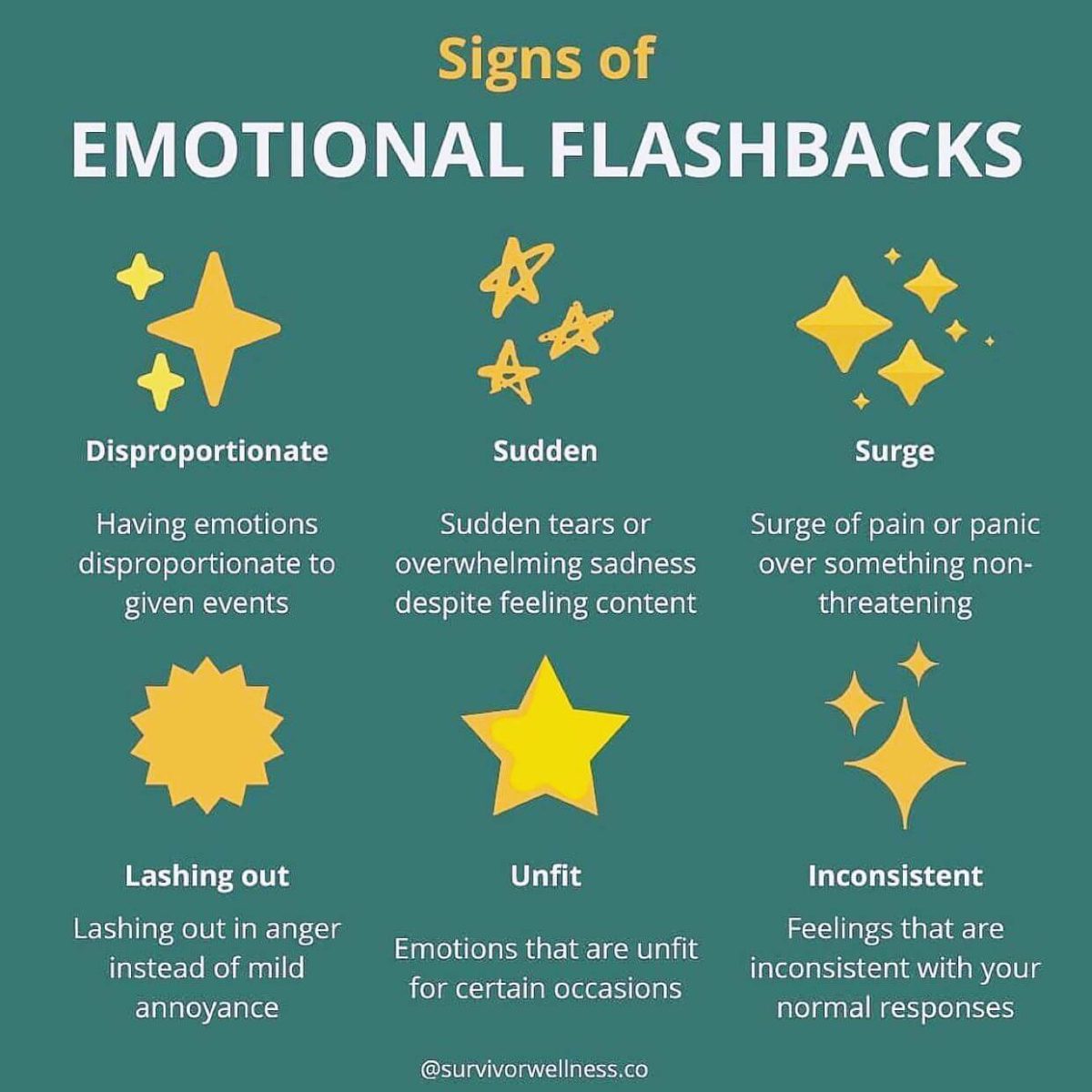 Identifying the triggers of emotional flashbacks with tips to manage them 