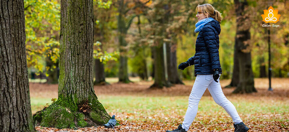 benefits of silent walking