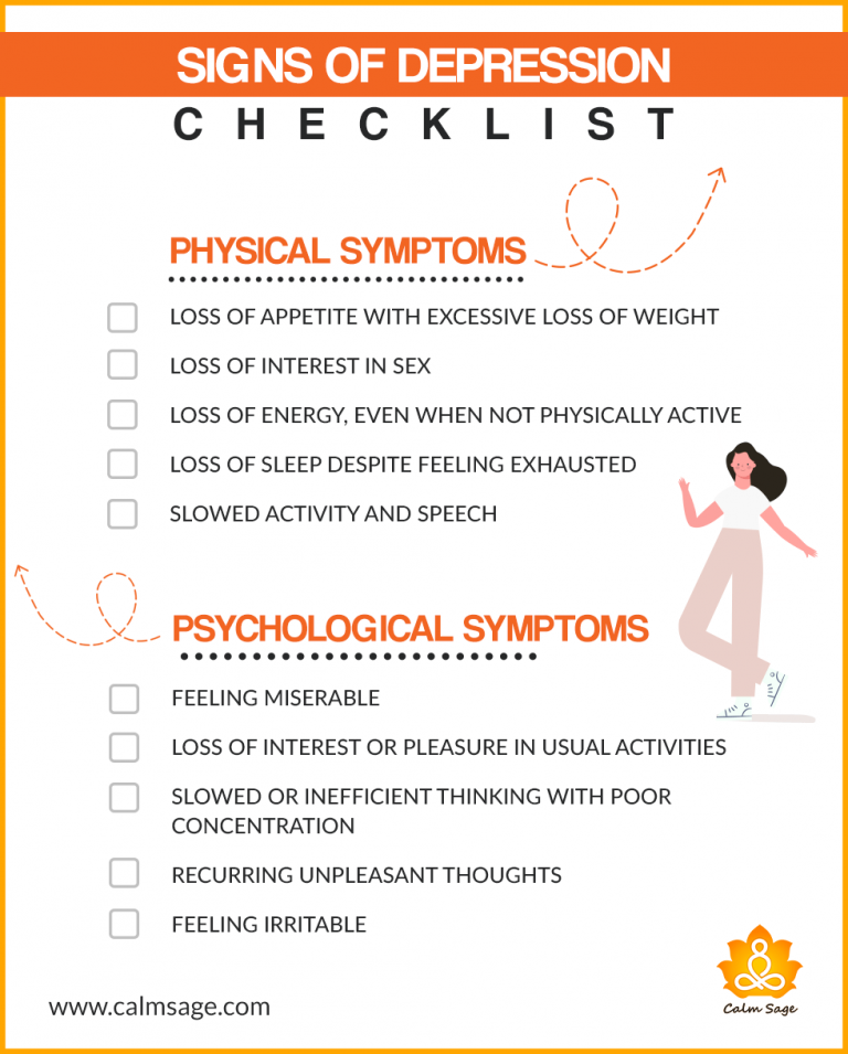 depression-Signs checklist