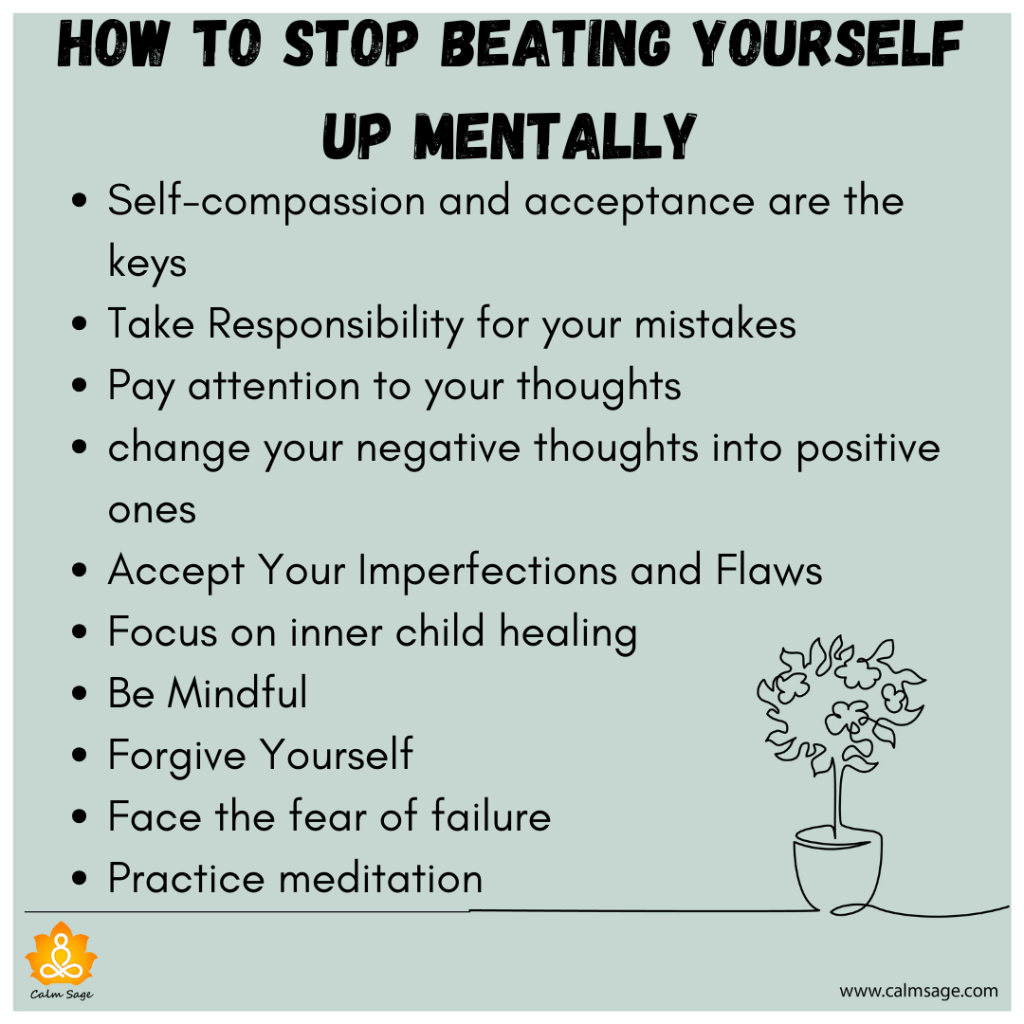 How To Stop Beating Yourself Up Mentally