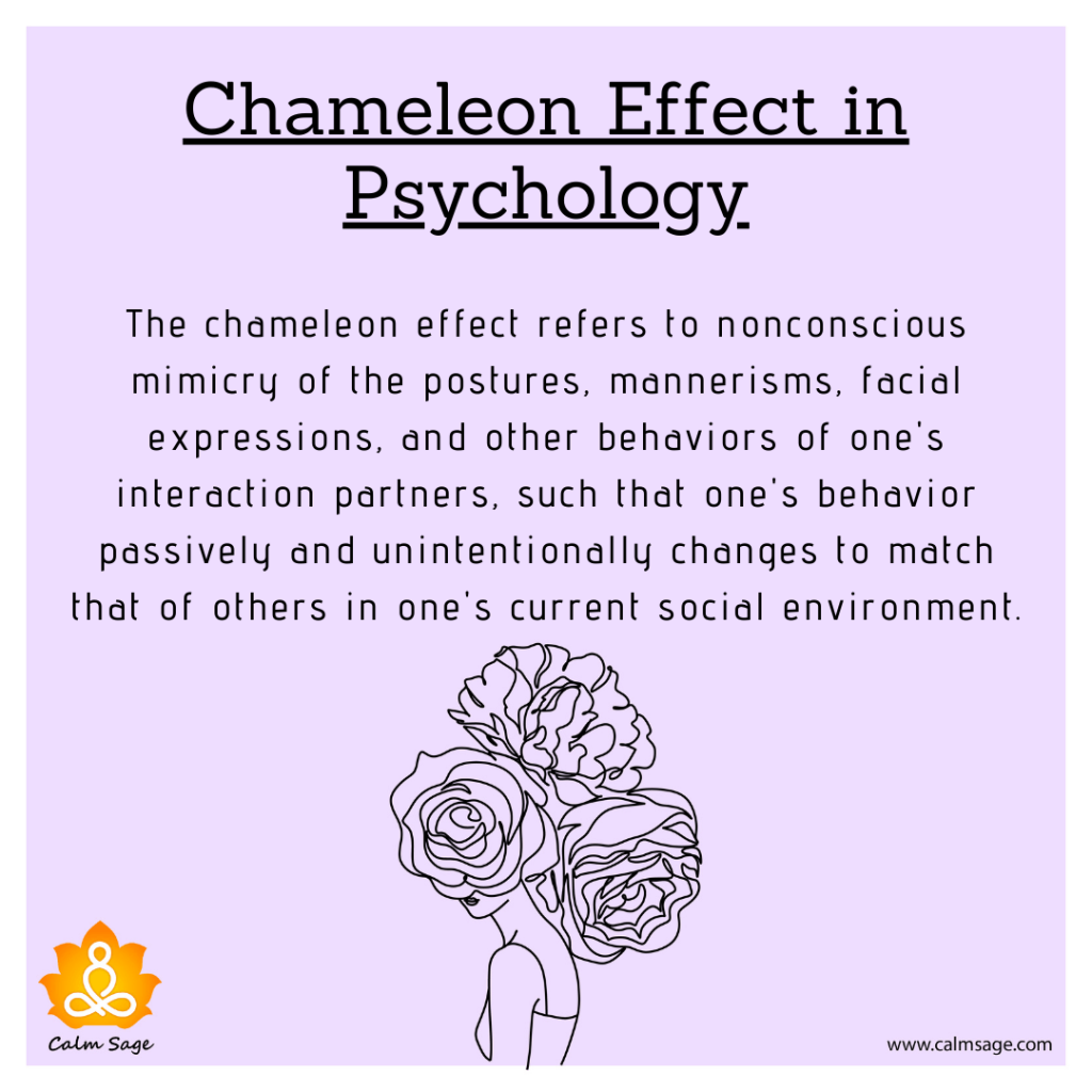 Chameleon Effect in Psychology