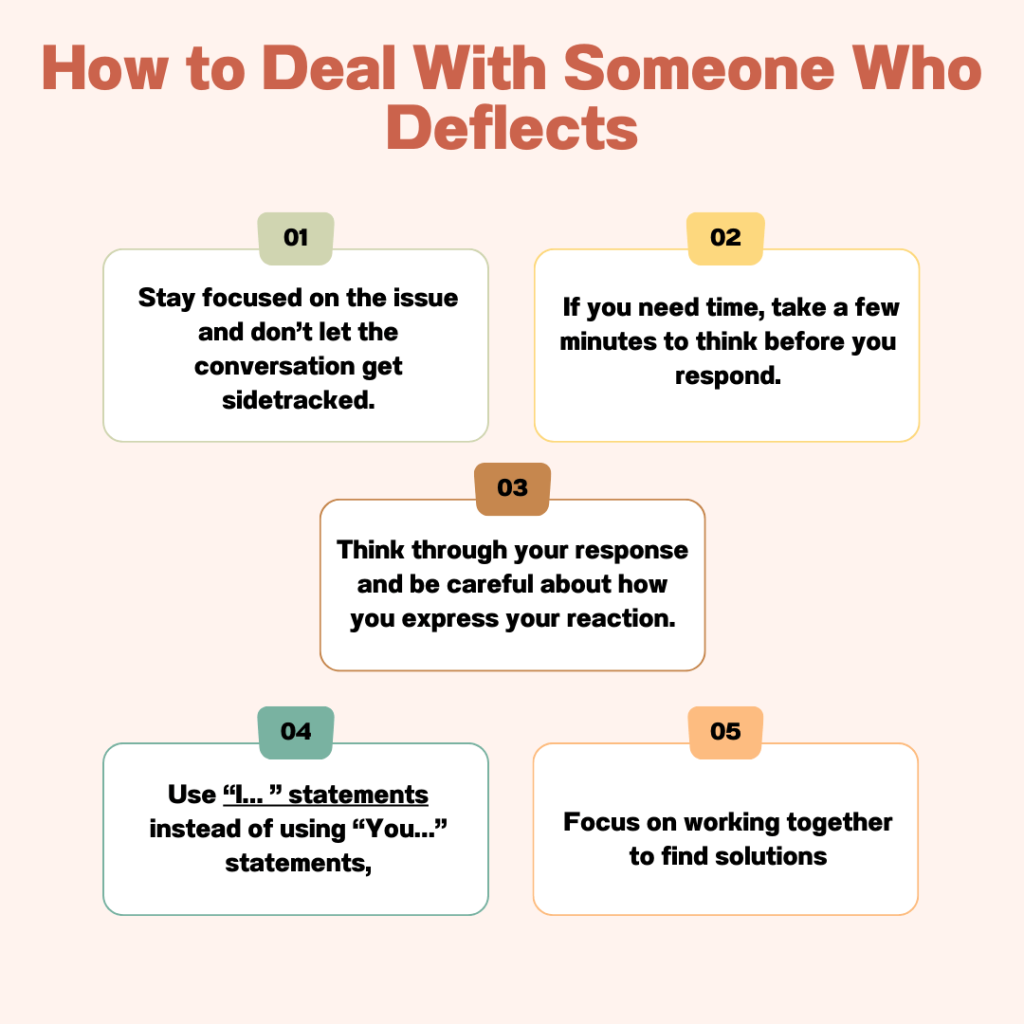 How to Deal With Someone Who Deflection