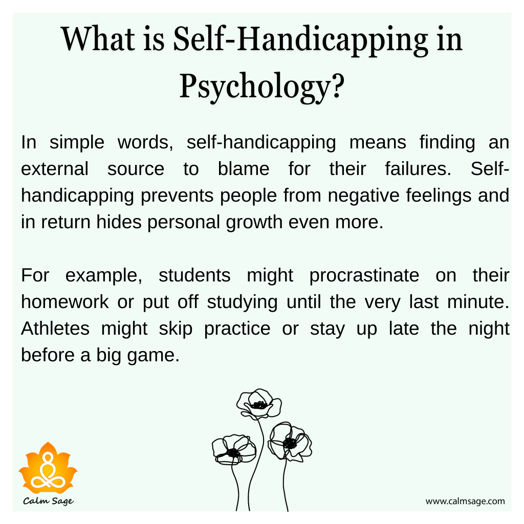 What is Self-Handicapping in Psychology